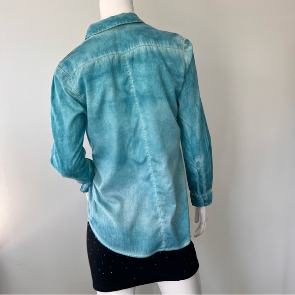 Kelly Wearstler Button Down Cotton Long Sleeve Shirt Size S - Picture 2 of 7